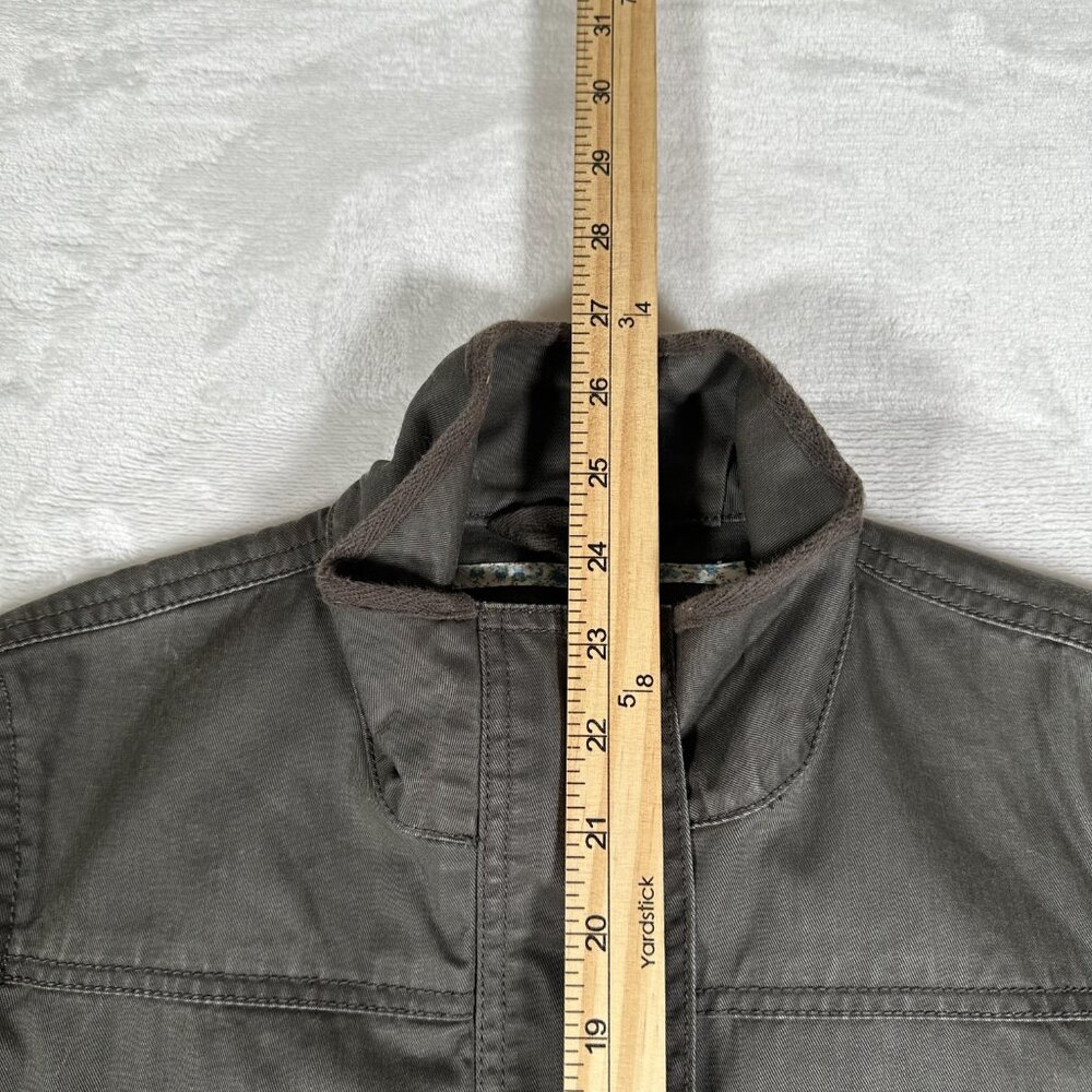 J. Crew Relaxed Boyfriend Field Jacket Women XS Full Zip Snap Adjustable Waist - Picture 4 of 11
